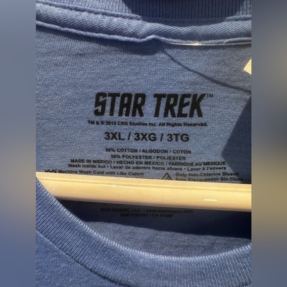 NEW!! Mens Classic Spock Trek Cat Tee - Picture 5 of 6